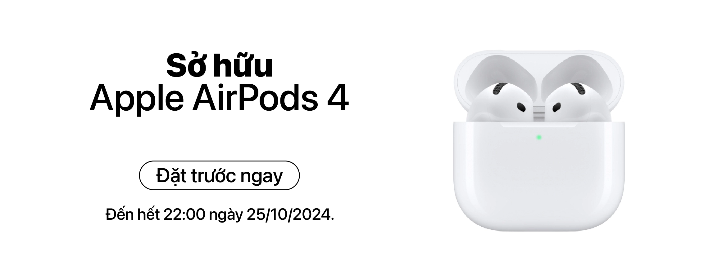 Đặt trước Apple AirPods 4