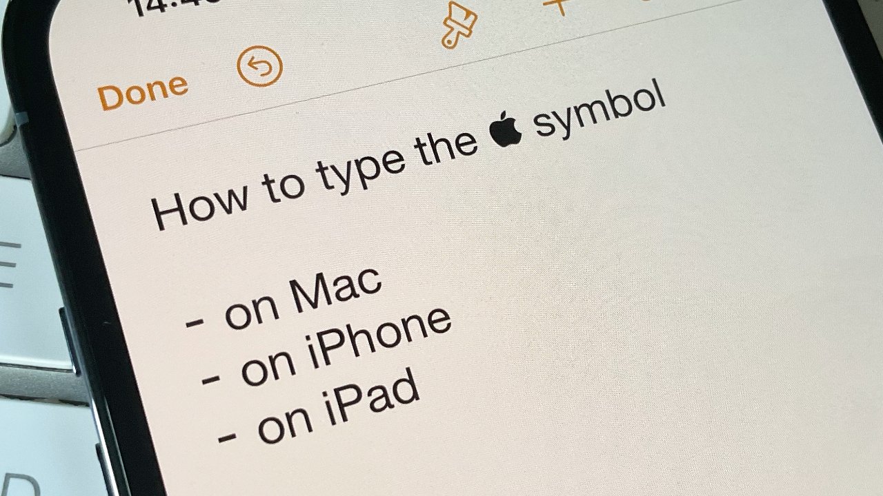 Cách gõ biểu tượng logo Apple trên MacBook, iPhone và iPad!