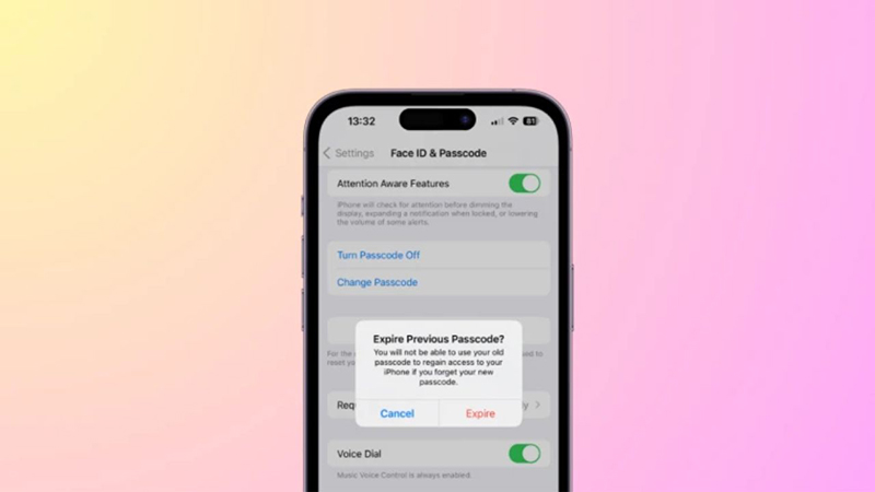 iOS 17 cho phép người dùng thay đổi mật khẩu cũ trong 3 ngày 