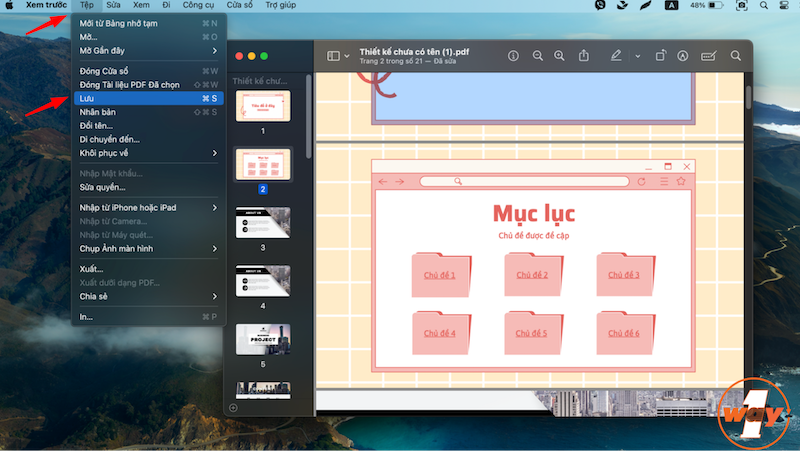 Cách ghép file PDF trên MacBook chỉ tốn 2s siêu đơn giản
