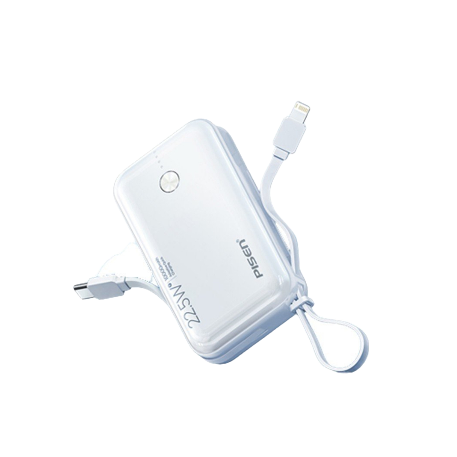 Pin dự phòng Pisen QUICK PowerLink (Lightning & Type-C ) - 10000mAh