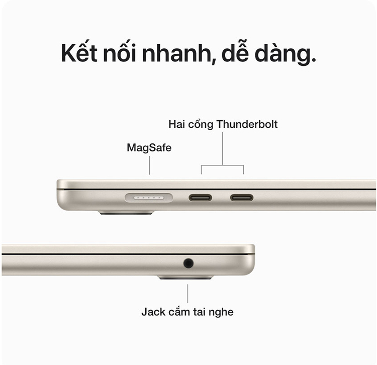 MacBook Air M3 2024 15 inch 16GB 512GB | Chính hãng Apple