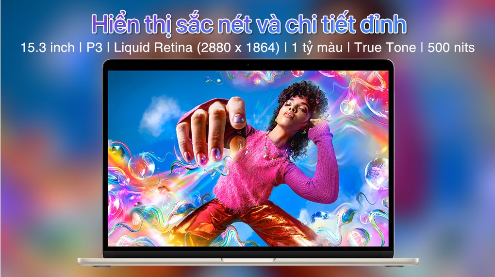 MacBook Air M3 2024 15 inch 16GB 256GB | Chính hãng Apple