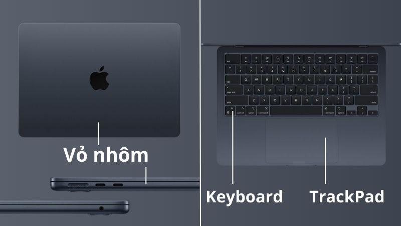 MacBook Air M3 2024 15 inch 8GB 256GB | Chính hãng Apple