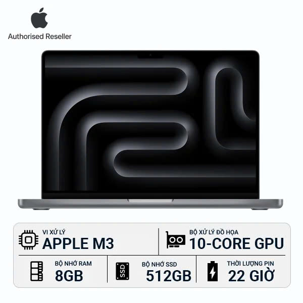 MacBook Pro M3 14 inch 2023 16GB - 512GB