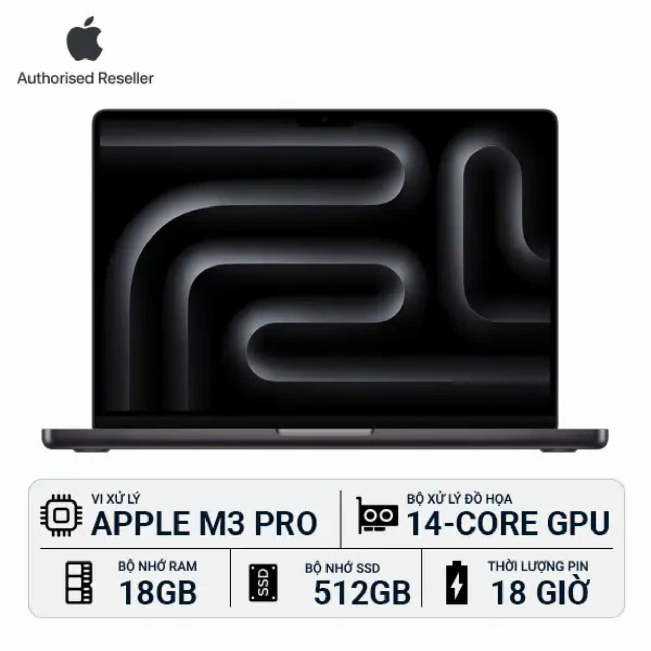 MacBook Pro M3 Pro 14 inch 2023 18GB - 512GB