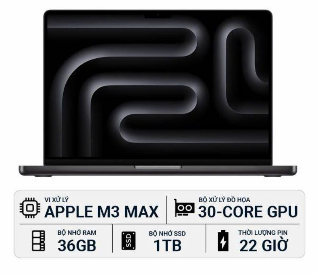 MacBook Pro M3 Max 16 inch 2023 36GB 1TB