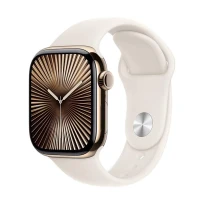 Đồng hồ thông minh Apple Watch Series 10 - GPS + LTE, 42mm - Vỏ Titan Dây Cao Su