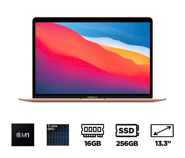MacBook Air M1 2020 16GB 256GB | Chính hãng Apple, Trả góp 0%