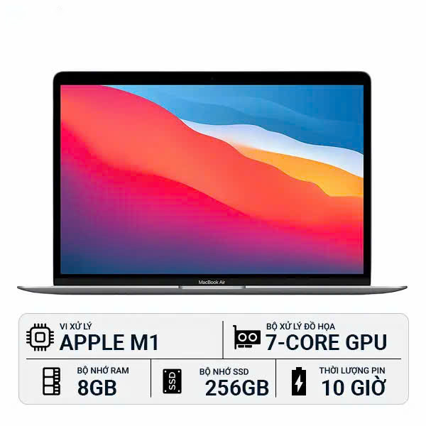 MacBook Air M1 2020 8GB 256GB | Chính hãng Apple, Trả góp 0%