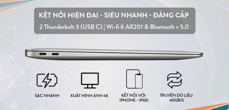 MacBook Air M1 2020 16GB 512GB | Chính hãng Apple, Trả góp 0%