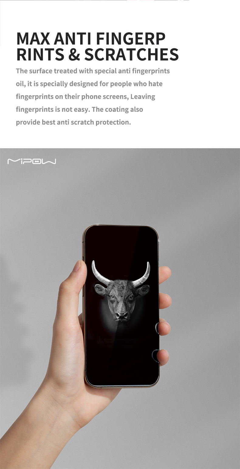 CƯỜNG LỰC MIPOW KINGBULL IPHONE 16 HD PREMIUM SILK – BJ601-BK