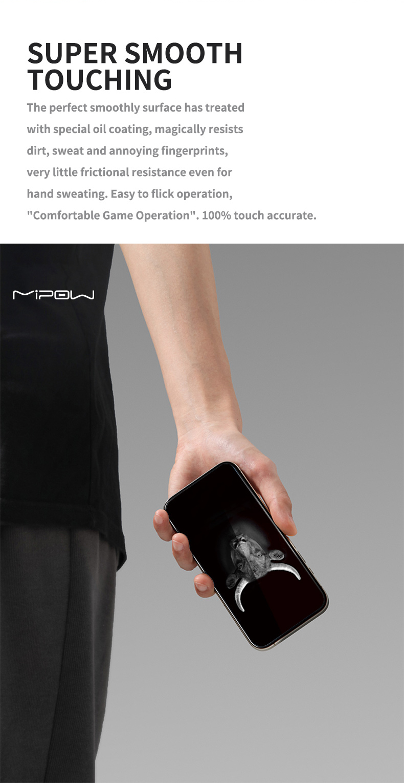 CƯỜNG LỰC MIPOW KINGBULL IPHONE 16 HD PREMIUM SILK – BJ601-BK