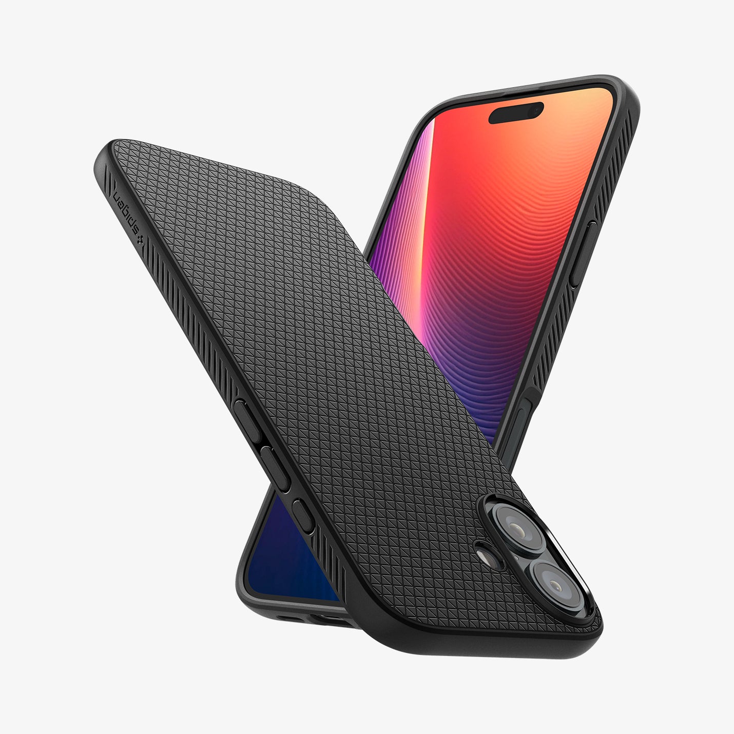 ỐP LƯNG SPIGEN IPHONE 16 6.1” (2024) LIQUID AIR MATTE BLACK – ACS08194
