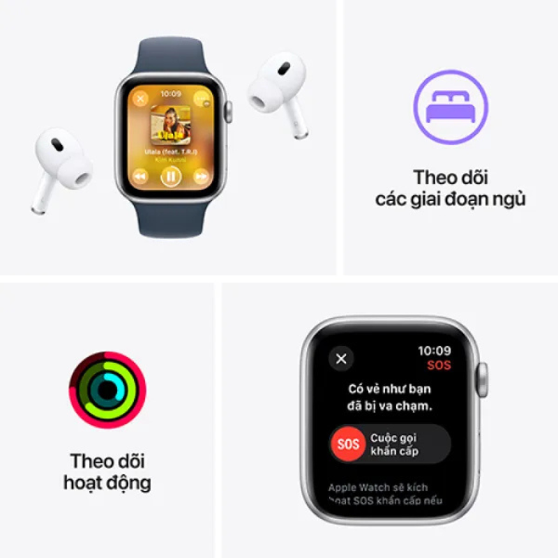 Đồng hồ Apple Watch SE 2024 - Nhôm - GPS 40mm VN/A