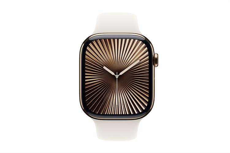 Đồng hồ thông minh Apple Watch Series 10 - GPS + LTE, 46mm - Vỏ Titan Dây Cao Su
