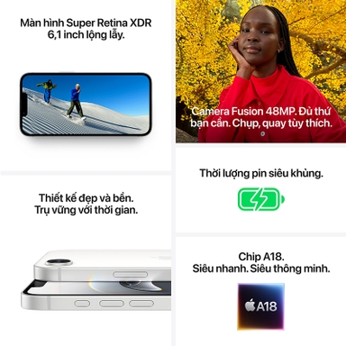 Điện thoại iPhone 16e 512GB
