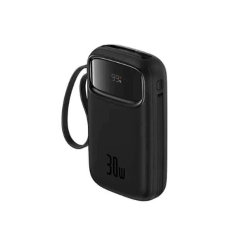 Pin sạc dự phòng Baseus Qpow2 màn hình số 10.000mAh 30W kèm 2 cáp type C