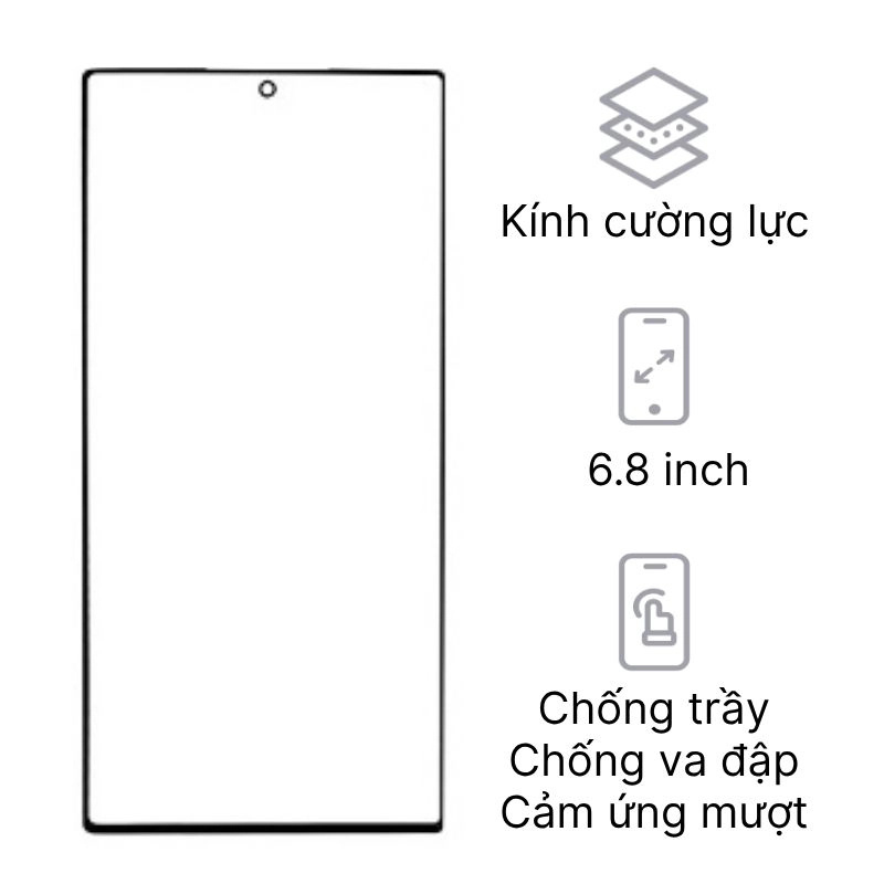 Ép kính Samsung Galaxy S22 Ultra