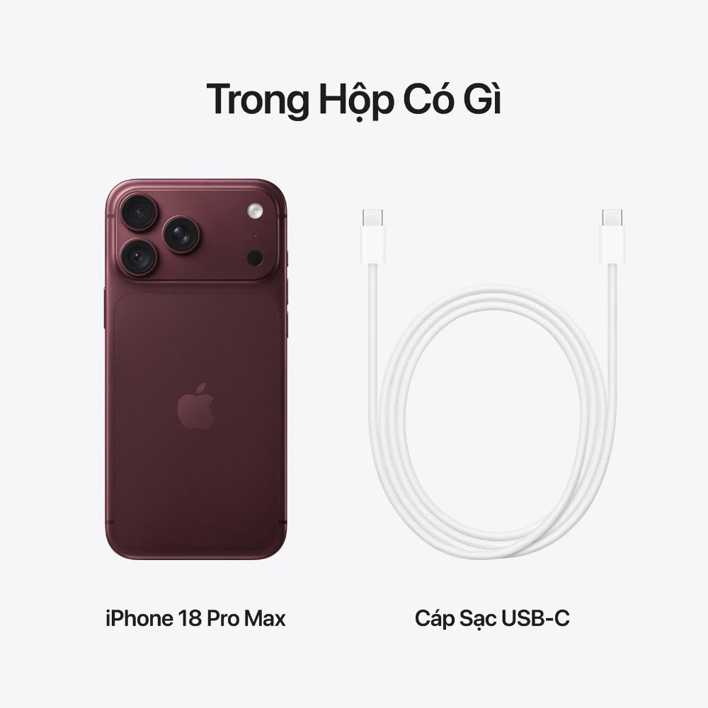 Điện thoại Apple iPhone 18 Pro Max 512GB ZP/A