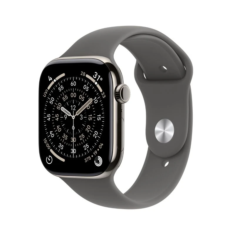 Đồng hồ thông minh Apple Watch Series 11 - GPS + LTE, 42mm - Vỏ Titan Dây Cao Su