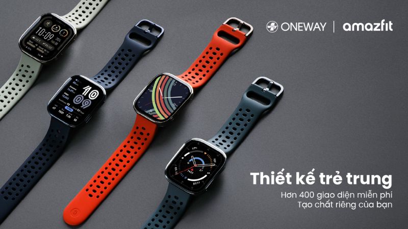 Thiết kế đồng hồ Amazfit Bip 6