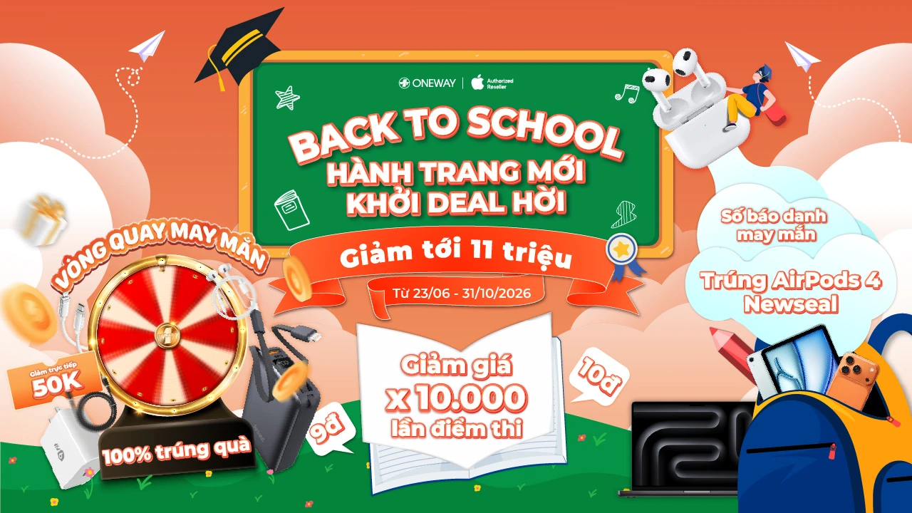 BACK TO SCHOOL - H&agrave;nh trang mới, khởi deal hời