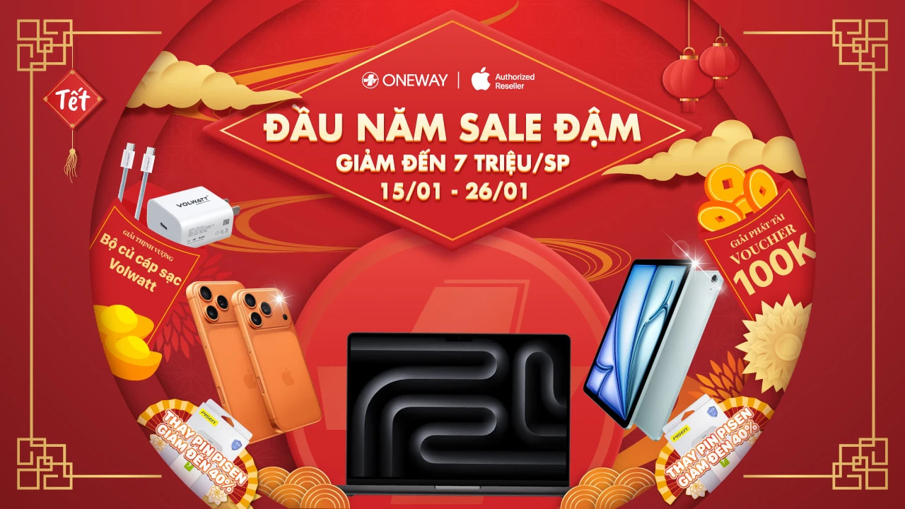 Đầu năm - Sale đậm: Giảm tới 7 triệu đồng