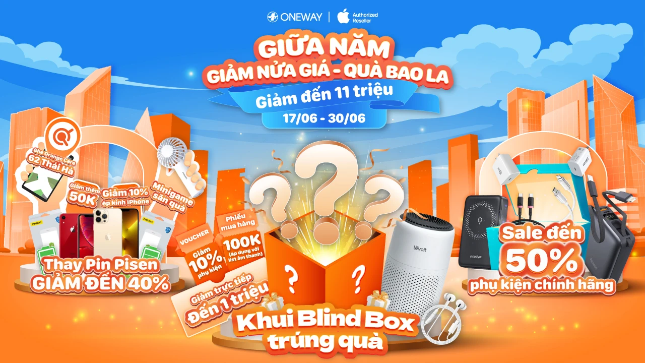 GIỮA NĂM - GIẢM NỬA GI&Aacute; - QU&Agrave; BAO LA