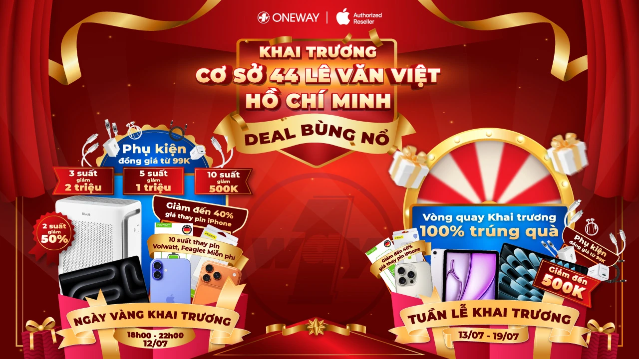 KHAI TRƯƠNG CƠ SỞ 44 L&Ecirc; VĂN VIỆT, HỒ CH&Iacute; MINH - DEAL B&Ugrave;NG NỔ
