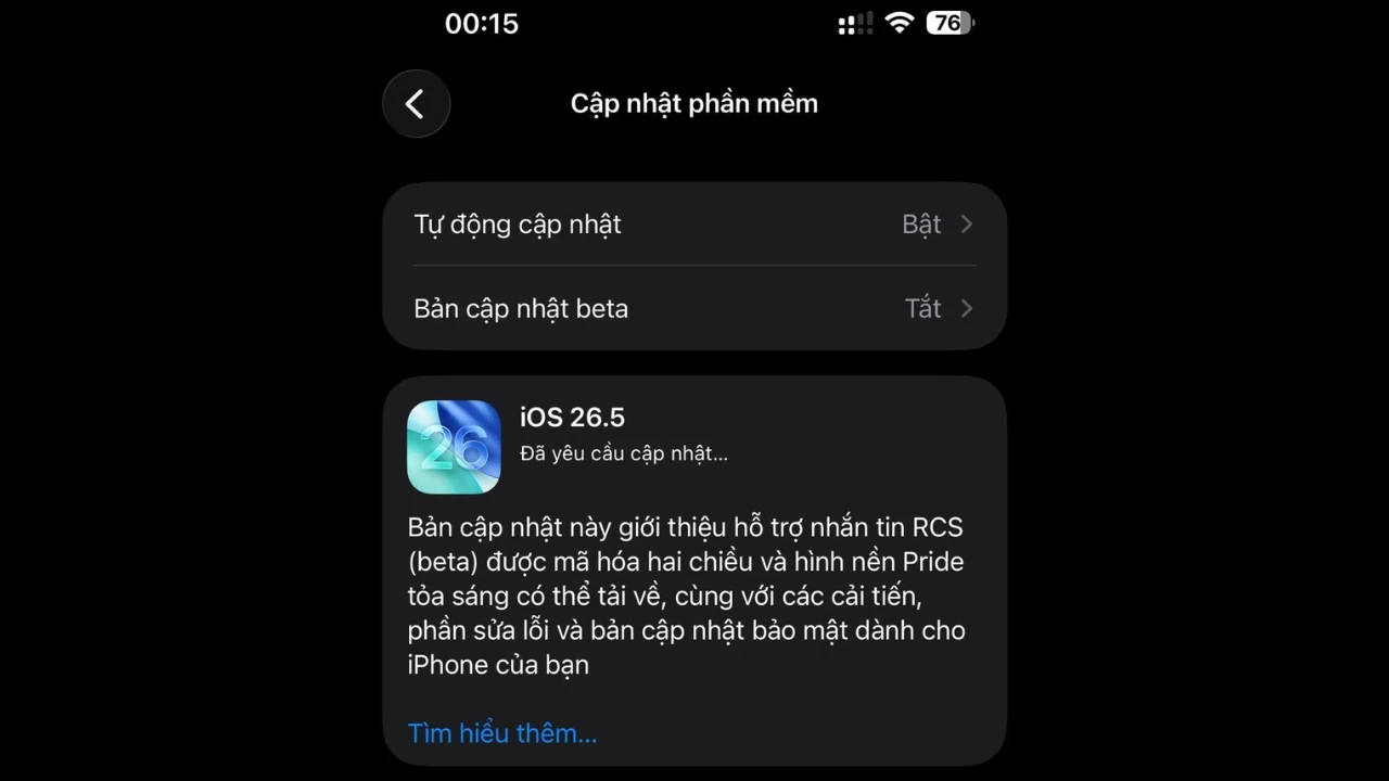Có nên cập nhật iOS 26.5 ngay bây giờ? Những điều người dùng iPhone cần biết