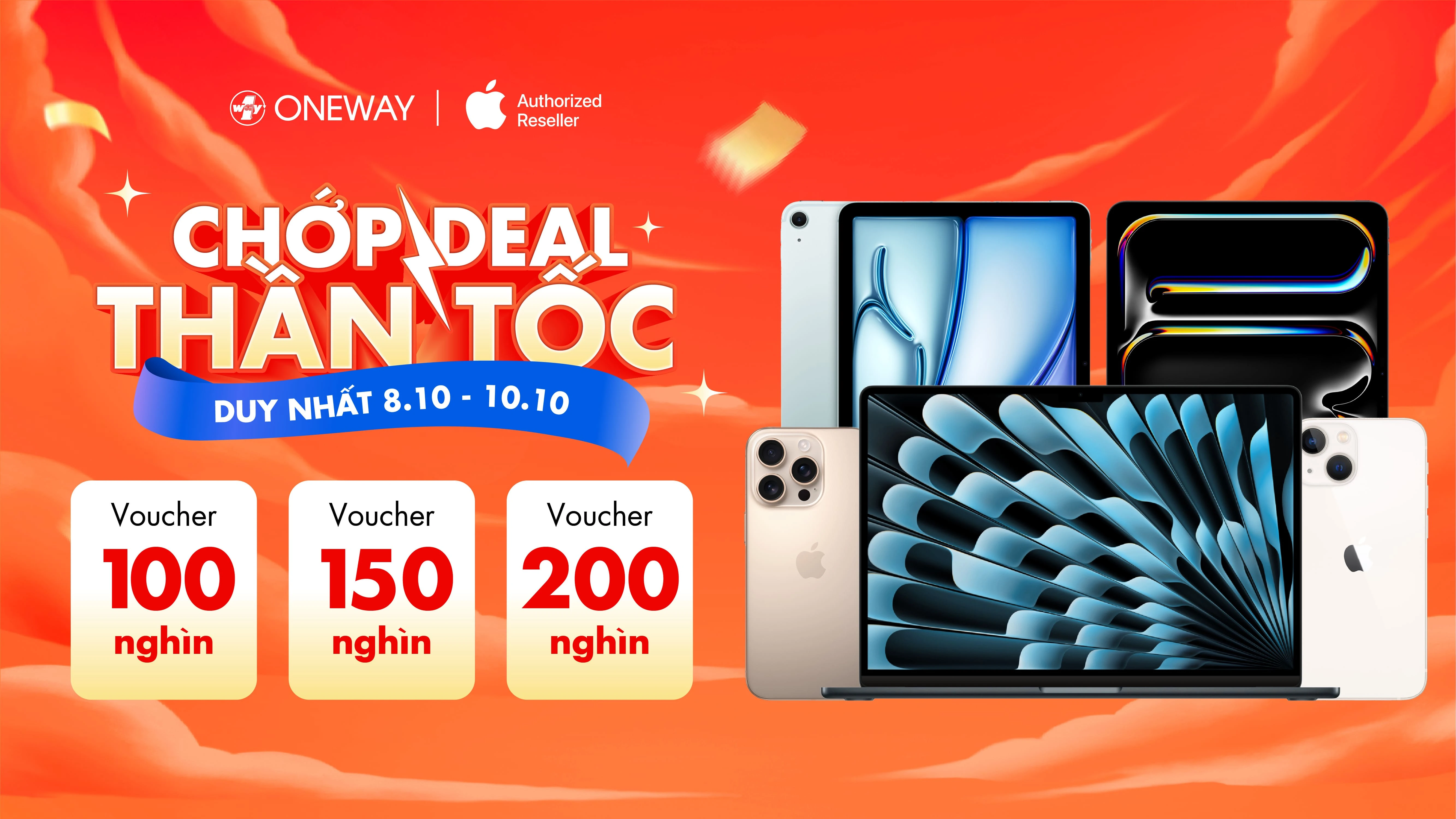 CHỚP DEAL THẦN TỐC – DUY NHẤT 3 NGÀY VÀNG