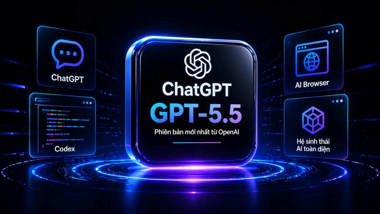 OpenAI ra mắt GPT-5.5, tiến gần tham vọng “siêu ứng dụng” AI