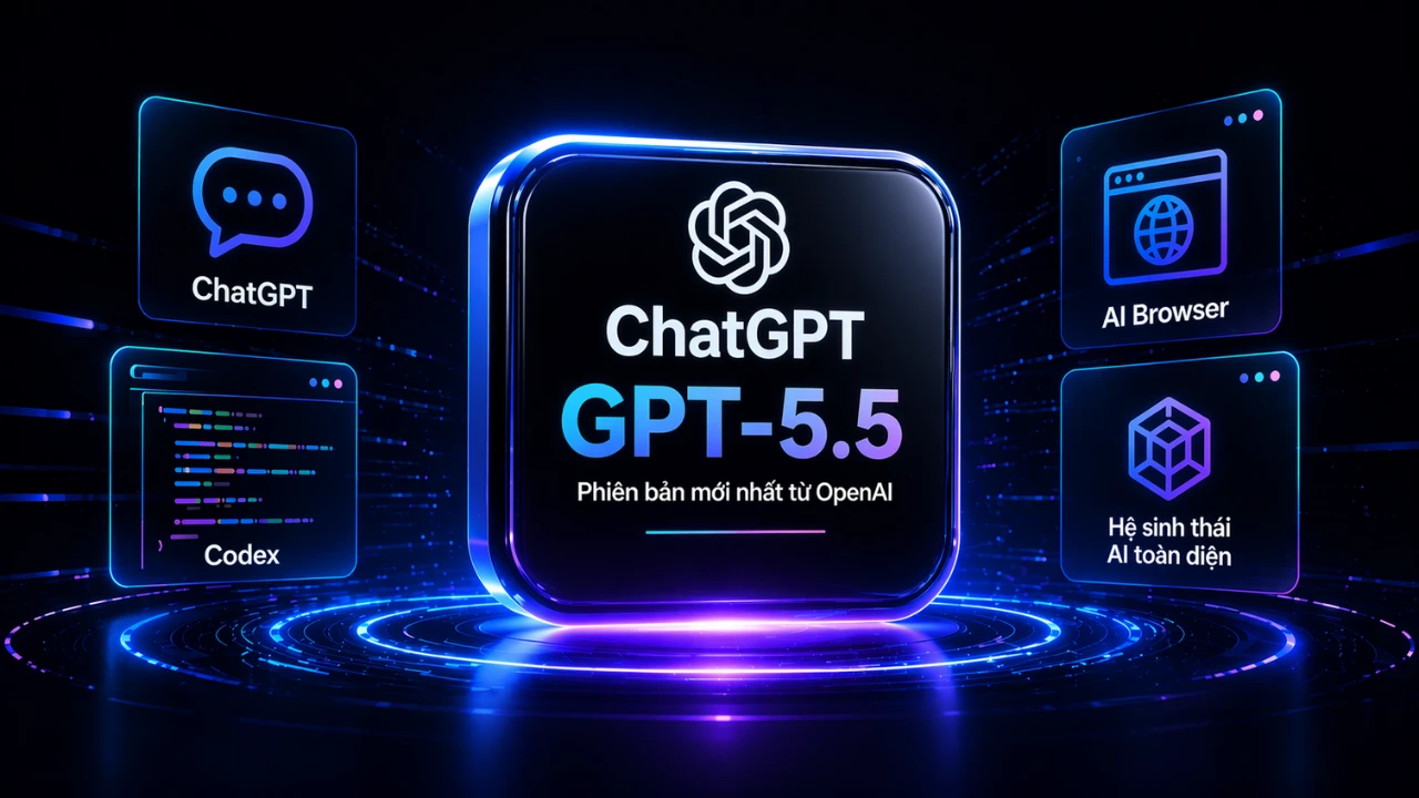 OpenAI ra mắt GPT-5.5, tiến gần tham vọng “siêu ứng dụng” AI