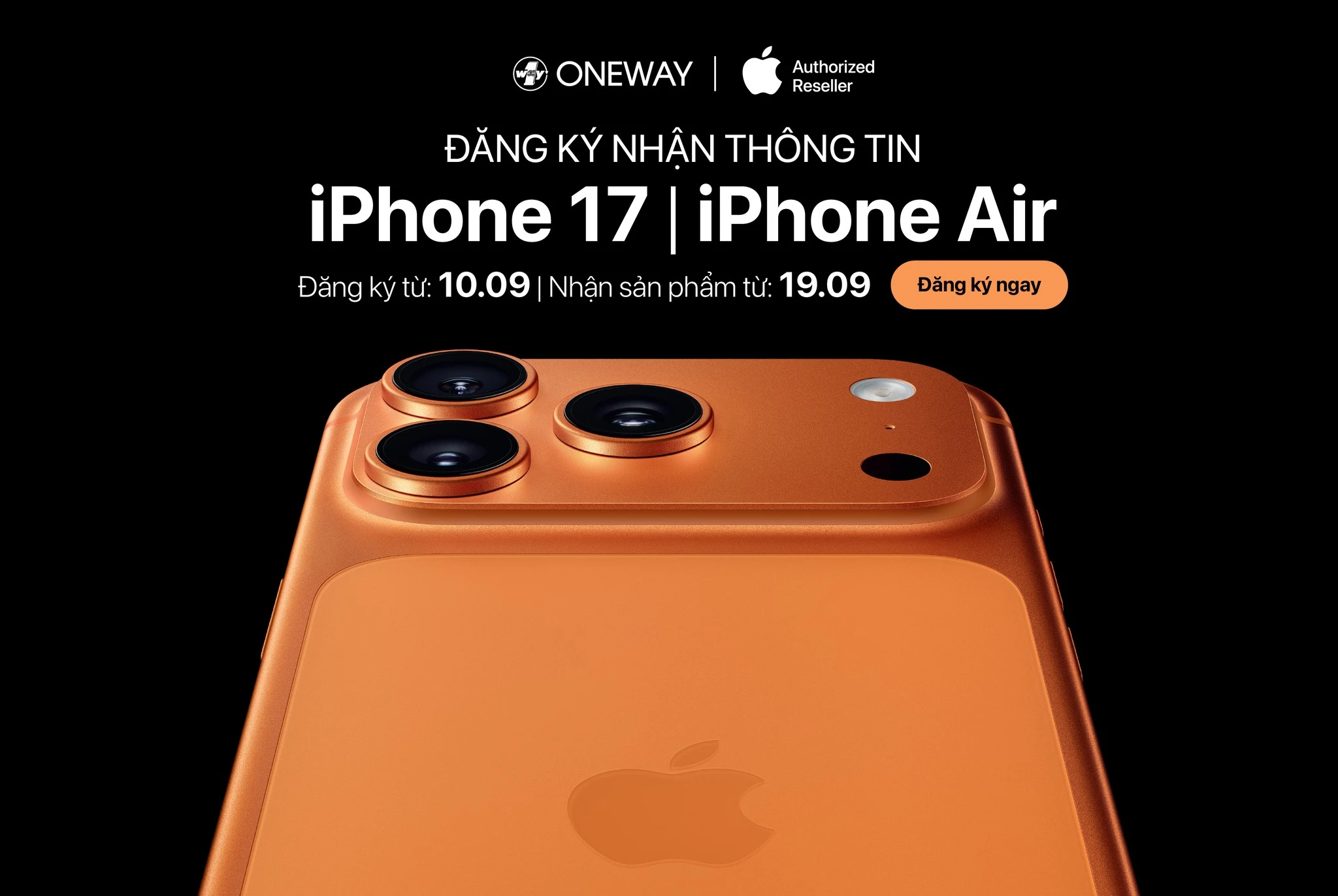 Đăng Ký Nhận Thông Tin iPhone 17 và iPhone Air