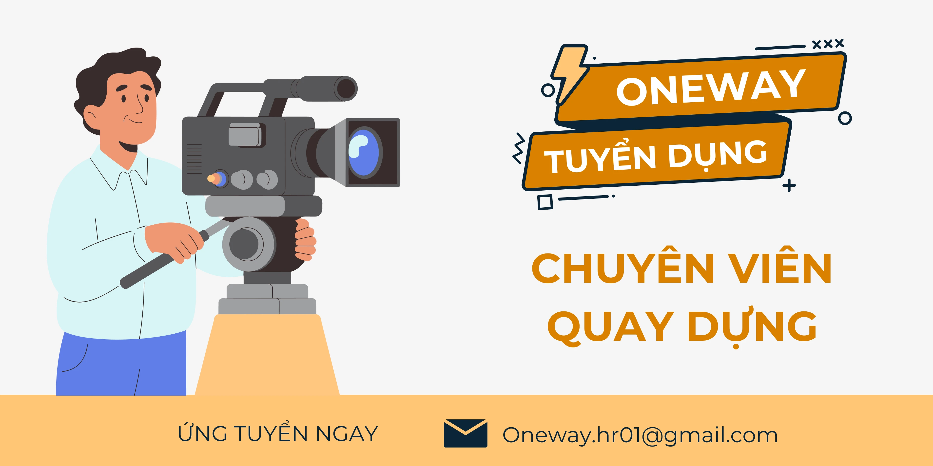 ONEWAY HN - Tuyển dụng Chuy&ecirc;n vi&ecirc;n quay dựng