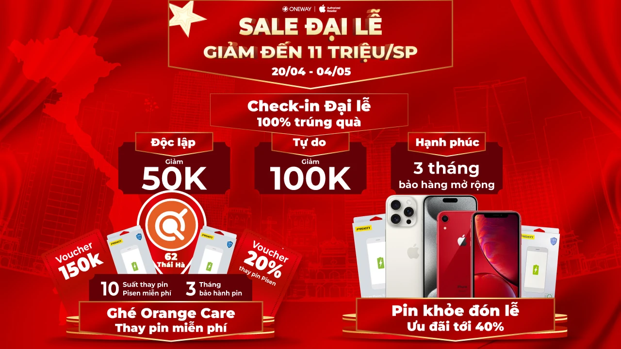 SALE ĐẠI LỄ - GIẢM GI&Aacute; TỚI 11 TRIỆU