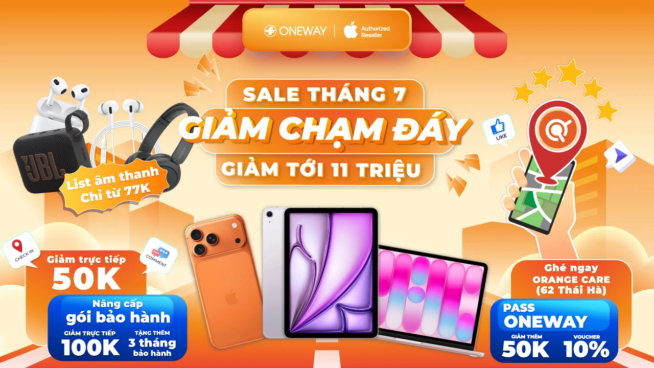 SALE THÁNG 7 - GIẢM CHẠM ĐÁY