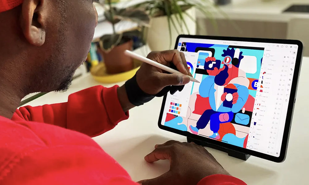 Apple iPad là bảng vẽ thiết kề đồ họa  Báo Dân trí