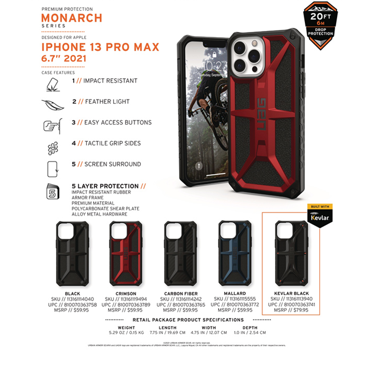 ốp lưng UAG Monarch cho IPhone 13 Pro Max