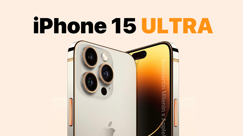 Concept iPhone 15 Ultra by Konstantin Milenin