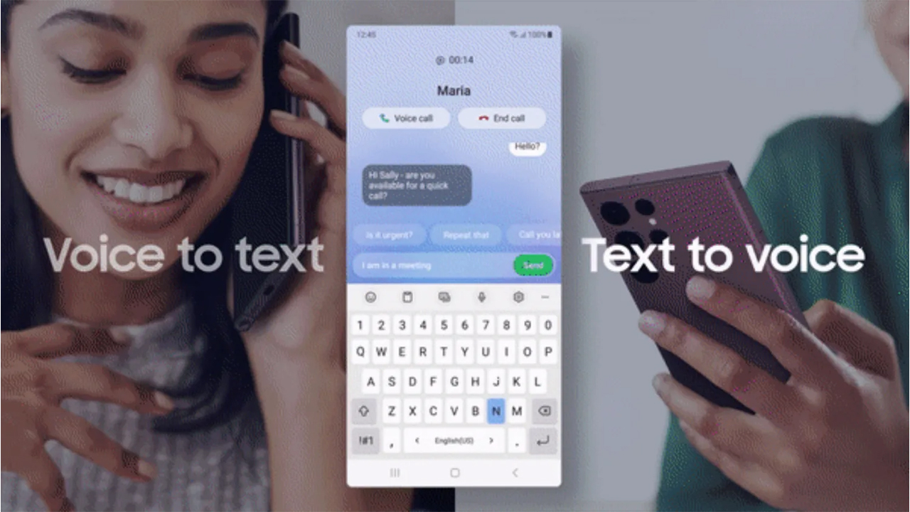 Dễ dàng chuyển đổi văn bản thành giọng nói và nược lại vs trợ lý ảo Bixby Text Call trên Galaxy S23 Ultra