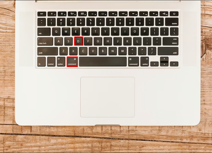 Nhấn tổ hợp phím command + D
