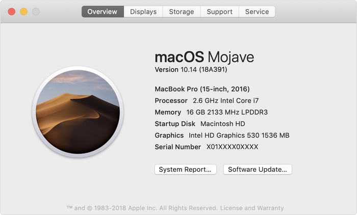 Đọc kỹ thông tin về MacBook