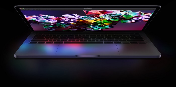 thiết kế bên ngoài Macbook Pro M2 13 inch 
