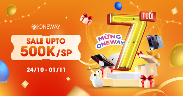 Sự kiện giảm giá của Oneway