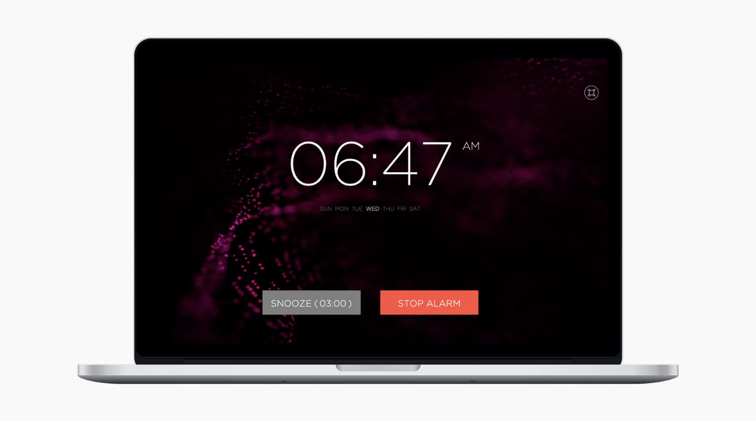 Bạn có thể tắt báo thức hoặc nhấn Snooze để báo lại