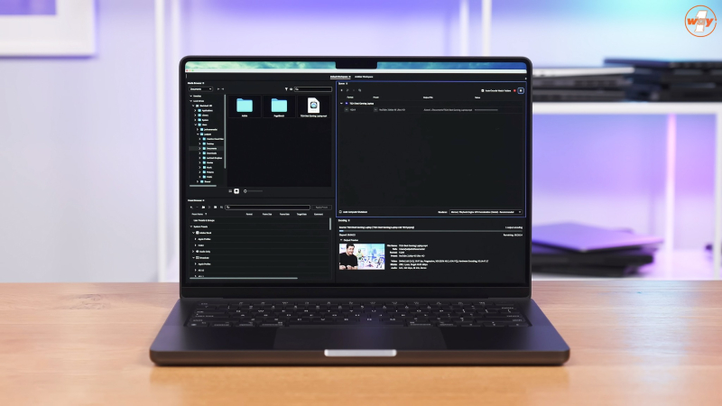 Mô phỏng thao tác chỉnh sửa video trên MacBook Pro M3