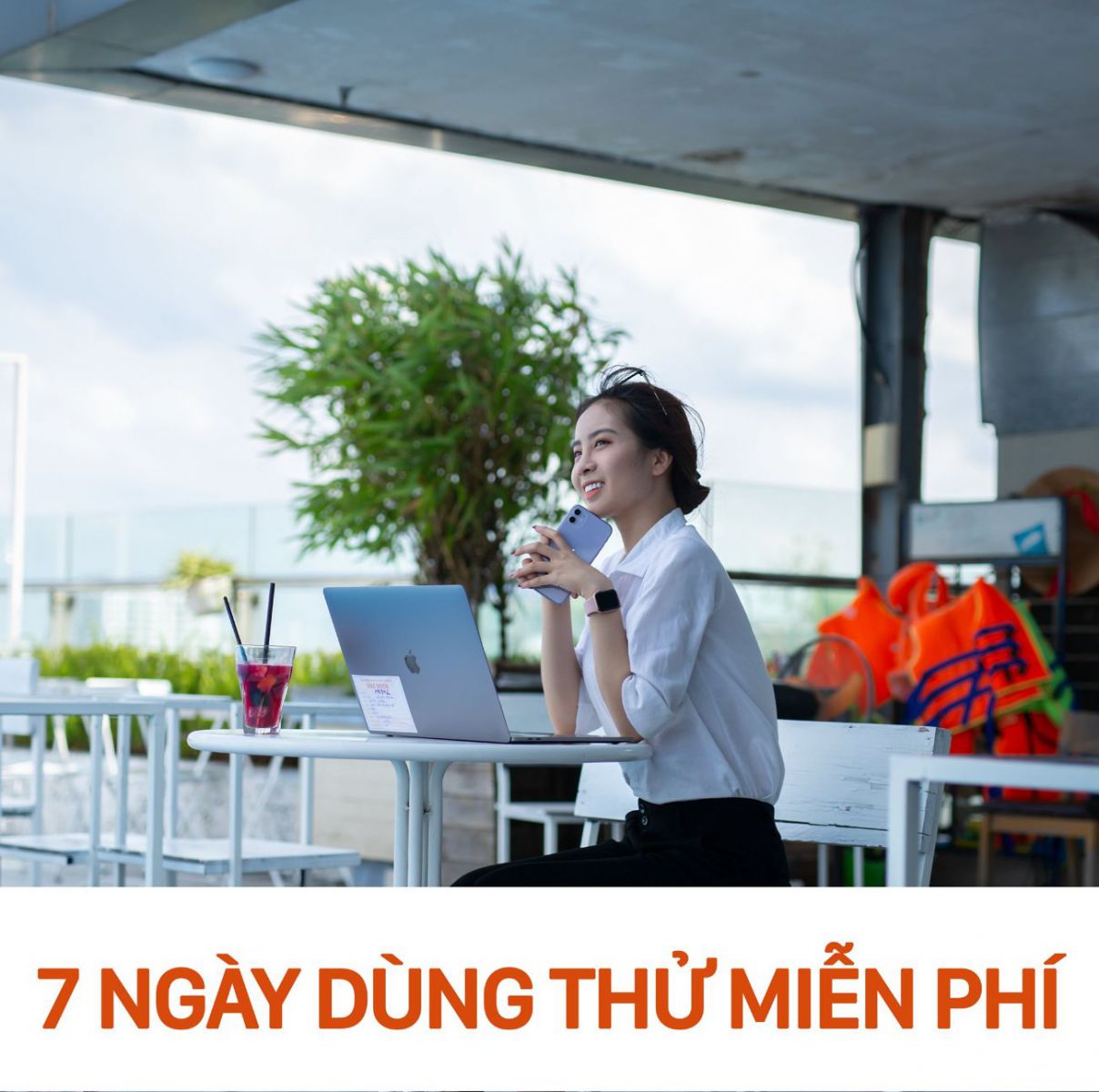 Chính sách 7 ngày dùng thử miễn phí của Oneway như lời khẳng định chất lượng MacBook Air MQD42 cũ của cửa hàng