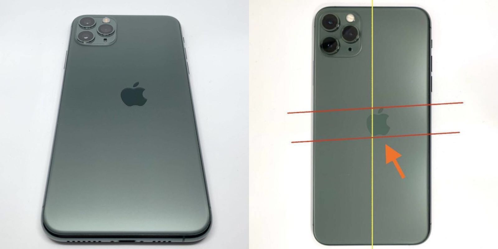 Chiếc iPhone 11 Pro bị in nhầm logo Apple \